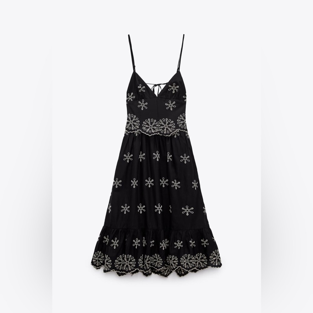 Zara Embroidered Dress XL - Picture 4 of 7